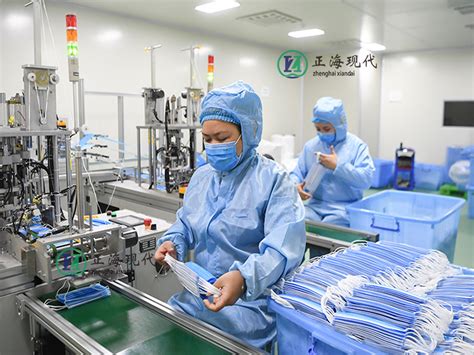 口罩厂生产车间 - 湖南正海现代实验室设备有限公司