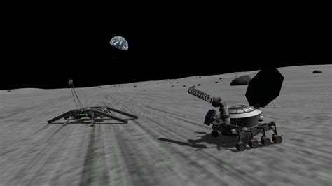 动画模拟月球17号，其主要的任务就是将月球车1号送上月球表面 ...