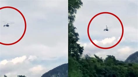 坠机瞬间！实拍马来西亚两架直升机空中相撞坠毁_凤凰网视频_凤凰网