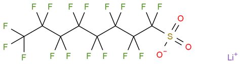 29457-72-5 十七氟-1-辛烷磺酸锂 cas号29457-72-5分子式、结构式、MSDS、熔点、沸点