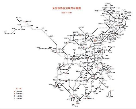 中国火车线路图图片