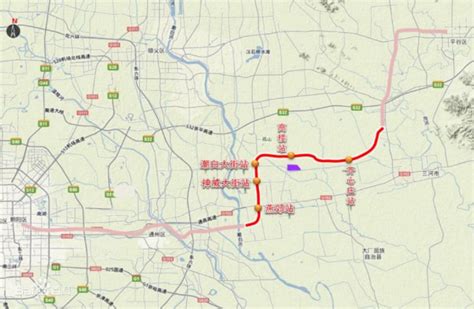 北京地铁平谷线线路规划图及各个站点介绍(图)- 北京本地宝