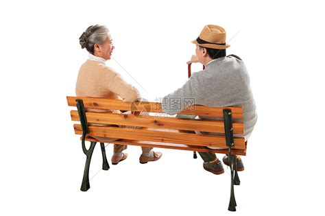 坐在长椅上的老年夫妇高清图片下载-正版图片507658561-摄图网