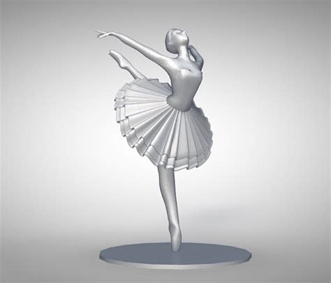 三维素材室外石头建筑雕塑浮雕雕像人物芭蕾舞蹈女孩C4D模型