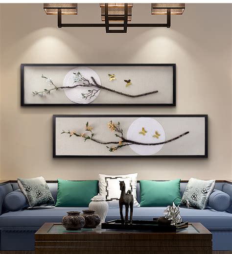 美式客厅三联画现代简约沙发背景墙壁画简美轻奢风装饰画餐厅挂画-抽象画-2021美间（软装设计采购助手）