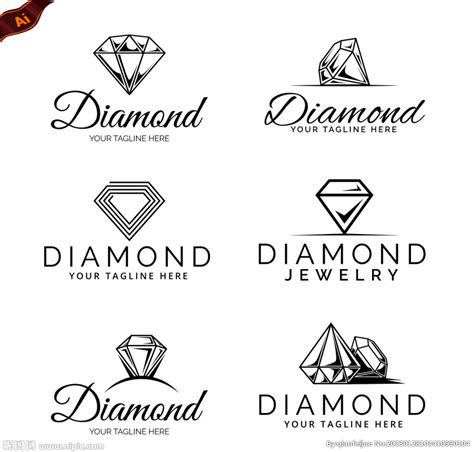 钻石logo设计图__其他图标_标志图标_设计图库_昵图网nipic.com