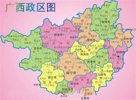 梧州地区地图全图,贺州地区,梧州市_大山谷图库