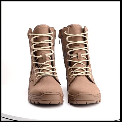 新款棕色作战靴男靴冬季头层牛皮靴登山靴耐磨防水防穿刺战术靴-阿里巴巴