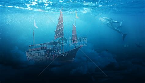 船沉海底图片素材-正版创意图片500340140-摄图网