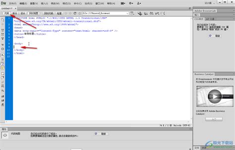DW软件怎么插入图片代码-Adobe Dreamweaver中插入图片代码的方法教程 - 极光下载站