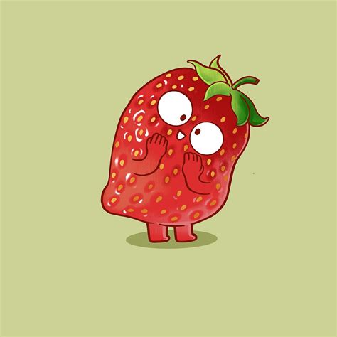 #小矛画画啦#今天画个小草莓|动漫|其他动漫|_小矛_原创作品-站酷ZCOOL