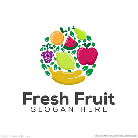 水果logo设计平面设计_南方夜设计作品--致设计