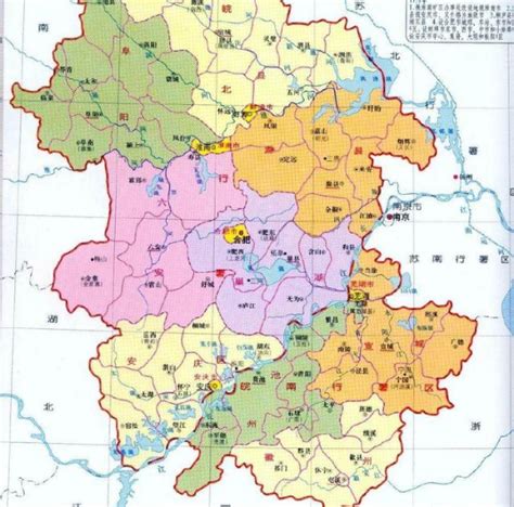 安徽省地形图高清版_中国地图_初高中地理网