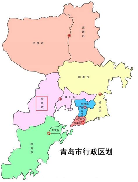 胶州市详细地图,胶州市各乡镇,2020胶州城市规划图_大山谷图库