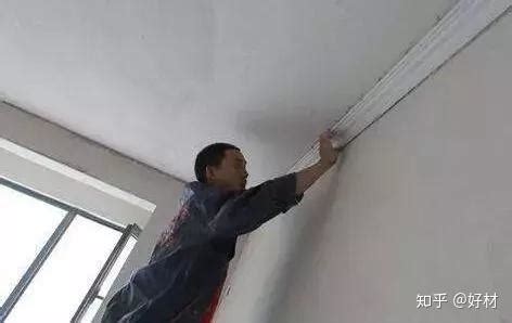 石膏线安装要点，接头处理需刷油漆修补淡化-旧房翻新刷墙漆