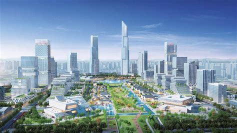 成都天府新区规划3dmax 模型下载-光辉城市