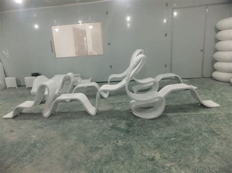 玻璃钢休闲椅尺子凳 - 深圳市温顿艺术家具有限公司