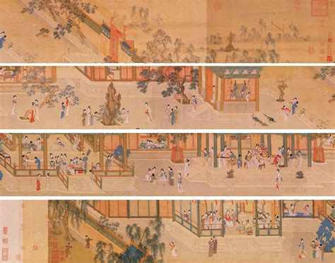 汉宫春晓图图片