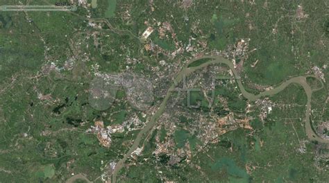 SuperView卫星影像-高景卫星2020年8月份拍摄的武汉四新区卫星图