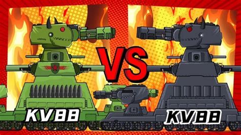 坦克世界动画：KV88大战KV88！