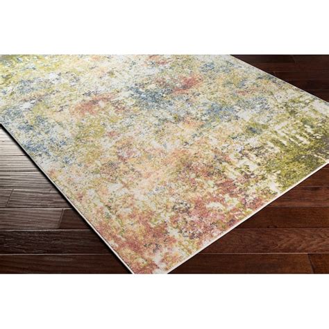 Surya New Mexico 8 X 10 (ft) Denim/Green Indoor Abstract Area Rug at ...