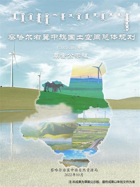 内蒙古察哈尔右翼中旗国土空间总体规划（2021-2035年）.pdf - 国土人
