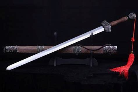 不锈钢三尖两刃刀 二郎神杨戬兵器 武术用品道具 未开刃-阿里巴巴