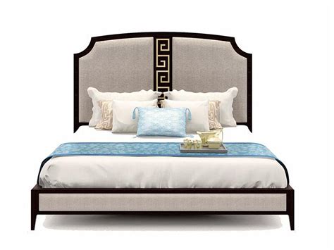 新中式卧室家具定制，新中式床床头柜款式，2020年最新款卧室家具6_儒匠家具