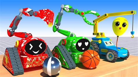 轻重投球、工程车玩具动画片、幼儿启蒙益智早教、少儿挖掘机动画_腾讯视频