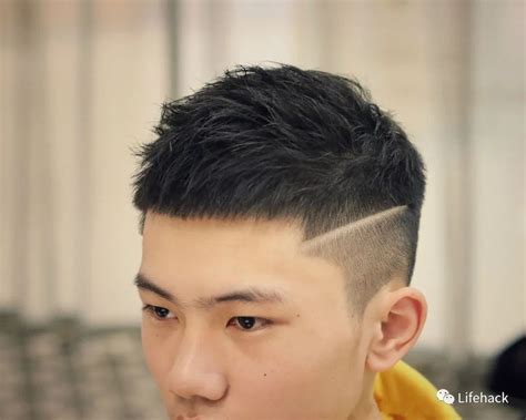 帅气发型男图片
