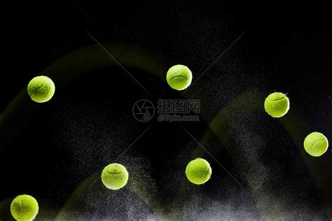 网球频闪运动轨迹高清图片下载-正版图片501812439-摄图网