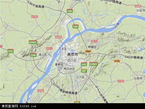 南京市地图 - 南京市卫星地图 - 南京市高清航拍地图