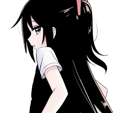 复古风头像黑白动漫女生