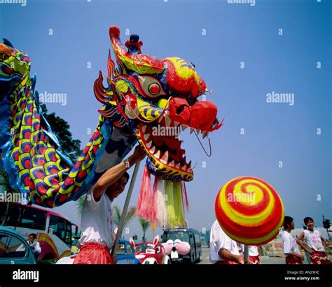 The Chinese Dragon Dance for Shanghai