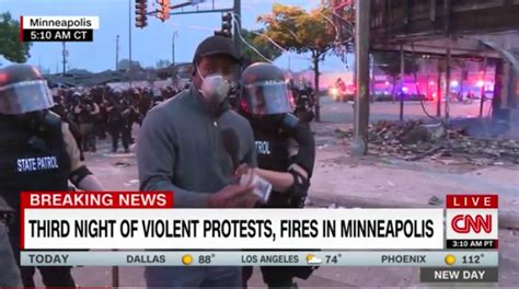 快讯！直播美国骚乱遭警方逮捕的CNN记者已被释放
