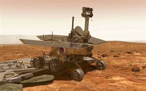 历史上的今天7月4日_1997年美国国家航空航天局火星探路者号探测器携带着美国首部火星车在火星表面着陆。