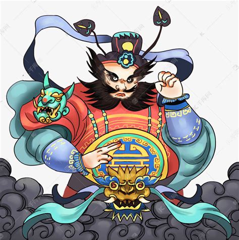 钟馗捉鬼图片