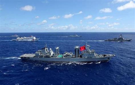 美媒：中国建成901型补给舰 可随航母舰队行动|中国|舰队|补给舰_新浪新闻