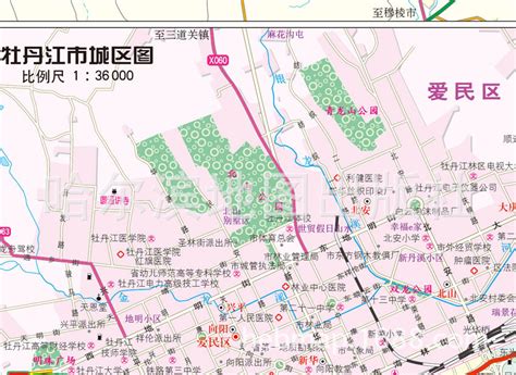 黑龙江省 牡丹江市地图 行政区划-阿里巴巴