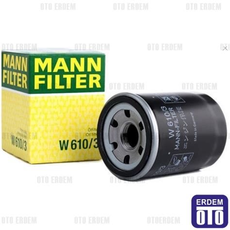Fiat Benzinli Yağ Filtresi Mann Filter (Atom Küçük) 46544820 46544820E ...