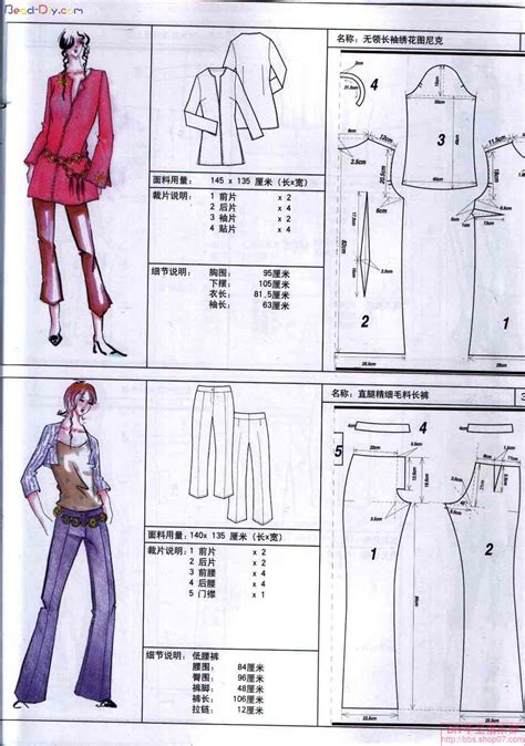 纸样分享丨连衣裙+中式服装的图纸资料整理-制版技术-服装设计教程-CFW服装设计