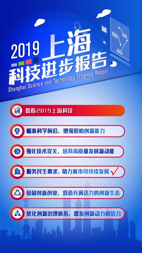上海科技党建-图看2019上海科技进步报告（三）：服务民生需求，助力城市可持续发展