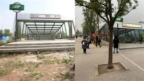 曾被外媒嘲讽为“中国最荒凉地铁站”，3年后“逆袭照”震惊海外网友_凤凰网