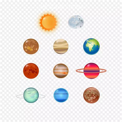 地球太阳系行星金星-九颗行星PNG图片素材下载_图片编号179738-PNG素材网