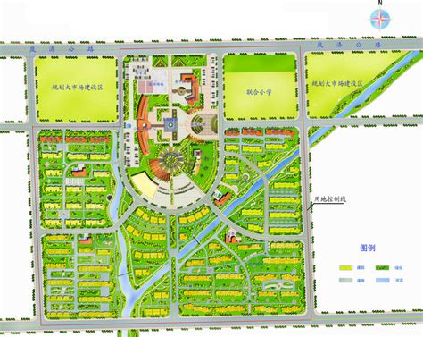 新农村建设规划总平面图_cad图纸下载-土木在线