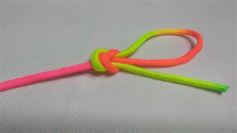 手串绳结打法图解：结尾处的活动固定绳结蜈蚣结俗称活口结的打法