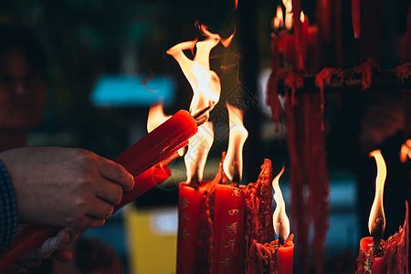 烧香示意图图片