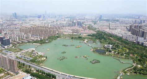宁夏银川：湿地公园 城市绿肺-人民图片网