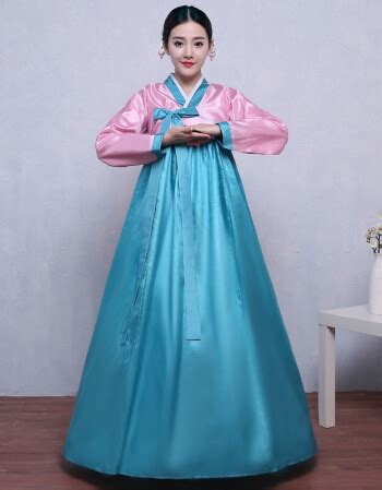 新款传统古装韩服女童宫廷款日常朝鲜少数民族元旦舞蹈表演出服-淘宝网