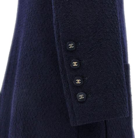 Chanel Double Breasted Jacket Navy 96P #40 – AMORE Vintage Tokyo